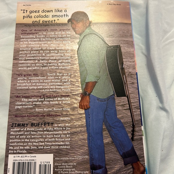 Jimmy Buffett A salty piece of land a novel - Picture 4 of 4